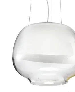 Závesné svietidlá Vistosi Dizajnová závesná lampa Mirage SP, biela