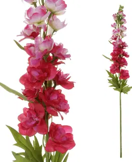 Kvety Umelá kvetina Ostrožka tm. ružová, 70 x 8 cm
