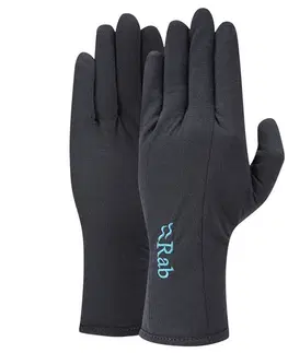 Zimné rukavice Rukavice Rab Forge 160 Glove Women's ebony / eb L