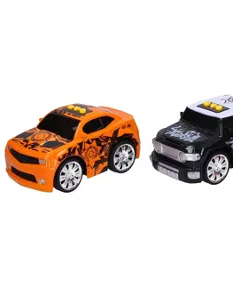 Hračky - autíčka WIKY - Športové auto na batérie 15cm - čierna