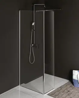 Sprchovacie kúty POLYSAN - MODULAR SHOWER stena na inštaláciu na múr, pre pripojenie príd. panelu, 1200  MS2A-120