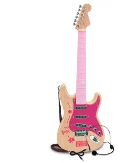 Hudobné hračky BONTEMPI - Elektrická rocková gitara s mikrofónom 241371