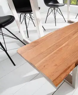 Lavice do jedálne LuxD Dizajnová lavica Massive Honey 200 cm akácia