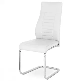 Jedálenské stoličky a kreslá Jedálenská stolička HC-955 Autronic Biela