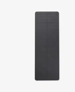 fitnes Extra priľnavá podložka na jogu 185 cm × 65 cm × 4 mm – čierna