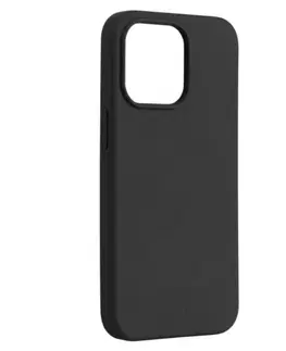 Puzdrá na mobilné telefóny FIXED MagFlow Silikónový kryt s podporou Magsafe pre Apple iPhone 13, čierny FIXFLM-723-BK