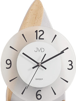Hodiny Dizajnové kyvadlové nástenné hodiny JVD NS18009/68, 60cm