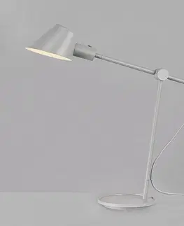 Stolové lampy na písací stôl DFTP by Nordlux Stolná lampa Stay Long, sivá