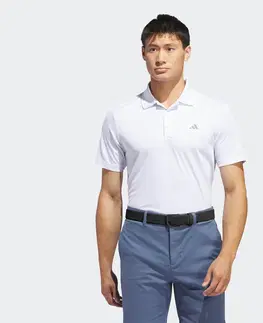 dresy Pánska golfová polokošeľa s krátkym rukávom biela