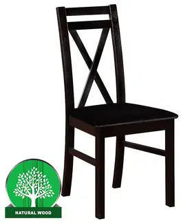 Drevené stoličky Stolička W114 čierne primo 8802