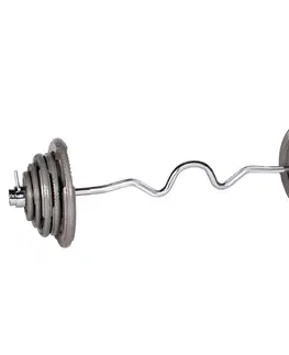 Činky Olympijský nakladací set inSPORTline Triceps Combo 120 cm/50 mm 10,5-56kg