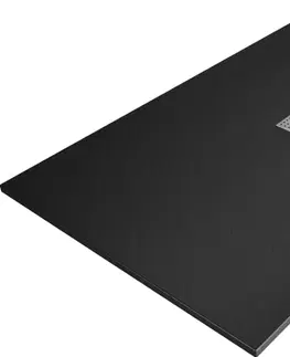 Vane MEXEN - Hugo Sprchová vanička obdĺžniková 180x100, čierna 42701018