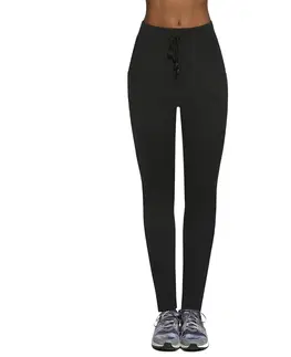Dámske klasické nohavice Dámske športové legíny BAS BLACK Lorena čierna - XL