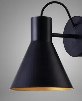 Lampy do obývačky More Svietniková lampa 1x40w E27 Čierna matná