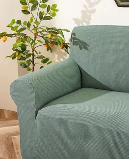 Prehozy 4Home Napínací poťah na sedačku Magic clean zelená, 190 - 230 cm