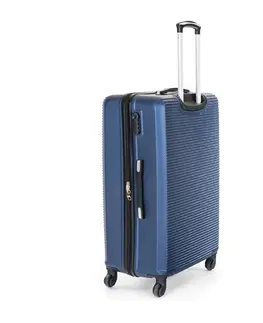 Batohy Pretty UP Cestovný škrupinový kufor ABS03 L, modrá