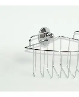 Kúpeľňový nábytok MAKRO - Rohová polička s prísavkami