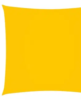 Stínící textilie Tieniaca plachta štvorcová 2 x 2 m oxfordská látka Dekorhome Žltá