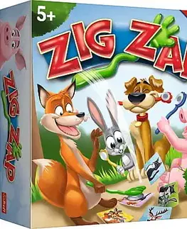 Hračky spoločenské hry pre deti TREFL - Hra - Zig Zap