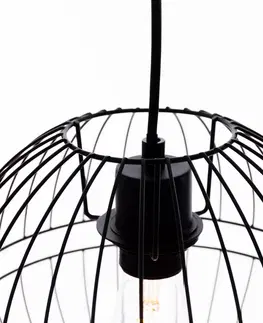 Zavesne lampy Moderne hanglamp zwart 3-lichts - Sphaera