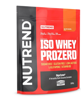 Proteíny Nutrend ISO WHEY Prozero 500 g slaný karamel