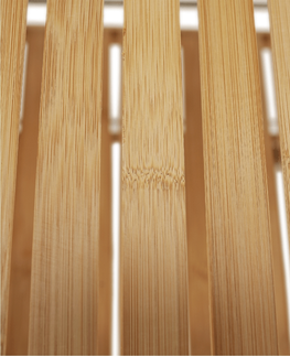 Regály a poličky KONDELA Nashy servírovací stolík na kolieskach bambus