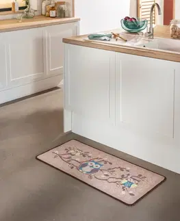 Koberce a rohožky Kuchynský koberec s potlačou sovičiek