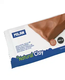 Kreatívne a výtvarné hračky MILAN - Modelovacia hmota Natural Clay 400 gr. terakotová farba, na vzduchu tvrdnúca