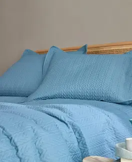 Prehozy Prešívaná prikrývka na posteľ s geometrickým vzorom, mikrovlákno