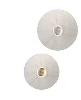 Nástenné svietidlá austrolux Nástenné svietidlo Moon Sun, Ø 62 cm, biele