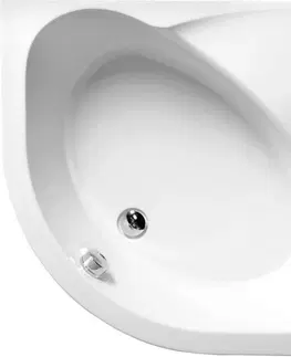 Vane POLYSAN - SELMA hlboká sprchová vanička štvrťkruhová 90x90x30cm, R550, biela 28611