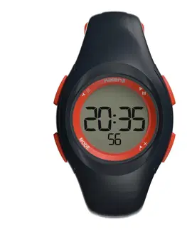 bežky Bežecké hodinky so stopkami W200 S modro-oranžové