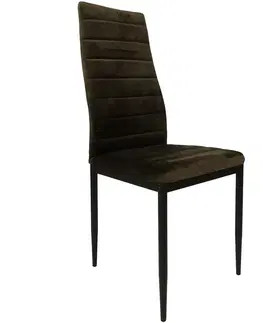 Čalúnené stoličky Stolička Fado hnedá