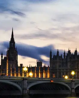 Tapety mestá Fototapeta nočný Big Ben v Londýne
