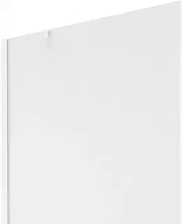 Sprchové dvere MEXEN/S - Next vaňová zástena FIX 90 x 150 cm, mrazené sklo, biela 895-090-000-00-30-20