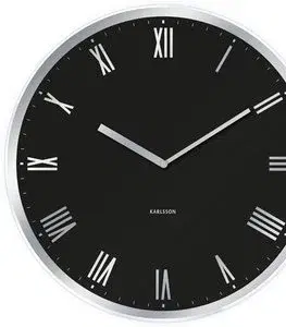 Hodiny Nástenné hodiny Karlsson MODERN ROMAN KA5423BK 40cm