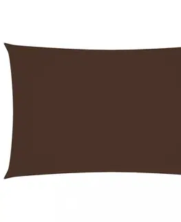 Stínící textilie Tieniaca plachta obdĺžniková 2,5 x 5 m oxfordská látka Dekorhome Oranžová