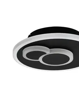 Svietidlá Eglo Eglo 30659 - LED Stropné svietidlo CADEGAL LED/7,8W/230V pr. 20 cm čierna 