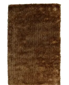 Koberce a koberčeky KONDELA Deland koberec 70x210 cm hnedozlatá