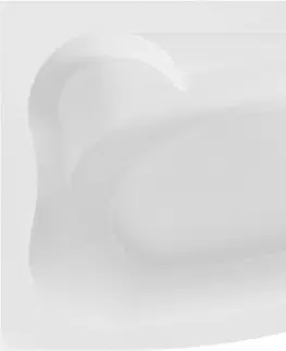 Vane MEXEN - Westa asymetrická vaňa ľavá 160 x 100 cm, biela 560116010001