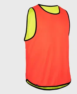 dresy Obojstranný dres na ragby R500 žlto-oranžový