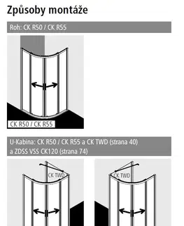 Sprchovacie kúty Kermi štvrťkruh Cada XS R55 posuv, 900x2000, číre sklo clean, profil strieborný lesk CKR5509020VPK