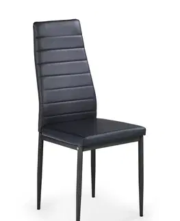 Jedálenské stoličky a kreslá Jedálenská stolička K70 Halmar Čierna