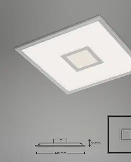 SmartHome stropné svietidlá Briloner LED stropné svietidlo Centro S CCT RGB Tuya 45x45 cm