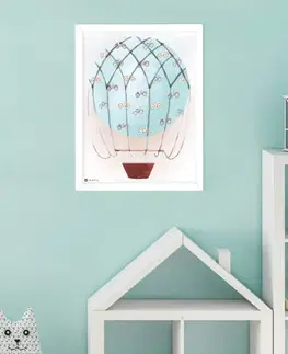 Obrazy do detskej izby Obrazy na stenu do detskej izby - Retro balón