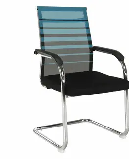 Konferenčné stoličky Zasadacia stolička, modrá/čierna, ESIN