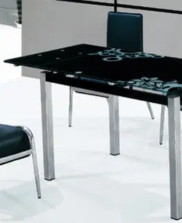 Jedálenské stoly GT-017 jedálenský stôl, dub Artisan / čierna