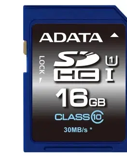 Pamäťové karty Adata SDHC 16 GB 50 MBps UHS-I U1 Class 10