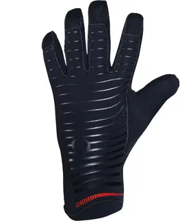 potápanie Neoprénové rukavice na potápanie 6,5 mm čierne