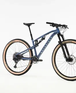 horské bicykle Horský bicykel na cross country Race 700 S s hliníkovým rámom modrý
